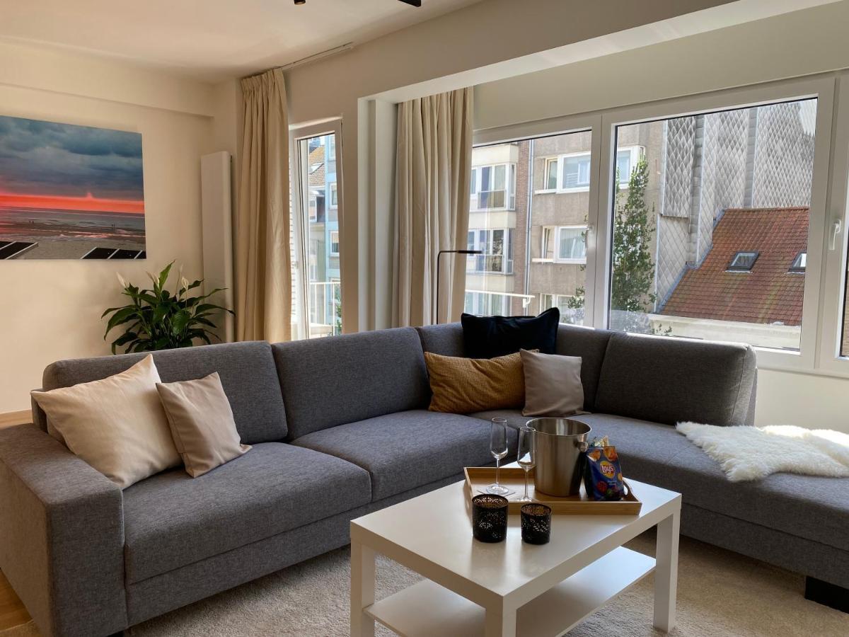 Chiara Luxueus Rustig Appartement Oostende Bagian luar foto